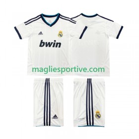 Completo Calcio Real Madrid 2012 2013 Retro Bambino Divisa Prima